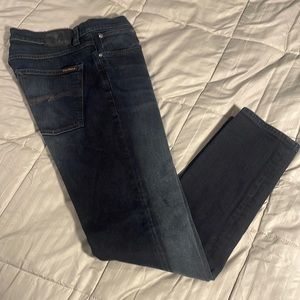 Mens Nudie Jeans Co. Dark Denim Wash Lean Dean Size 34X32 Excellent Condition!